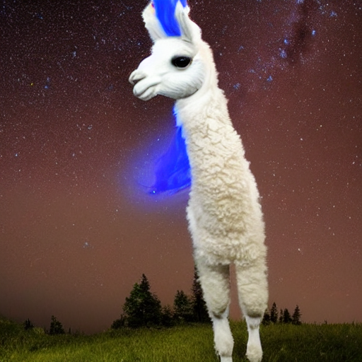 A stabley diffused llama