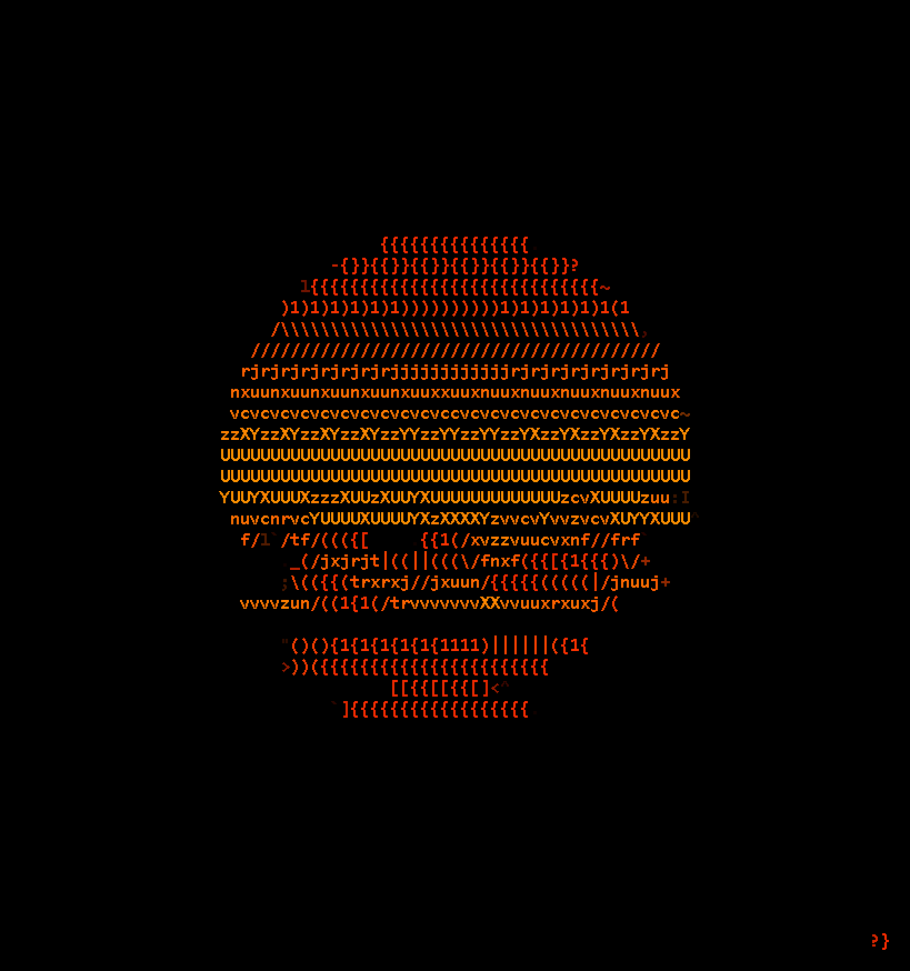 asciisunset